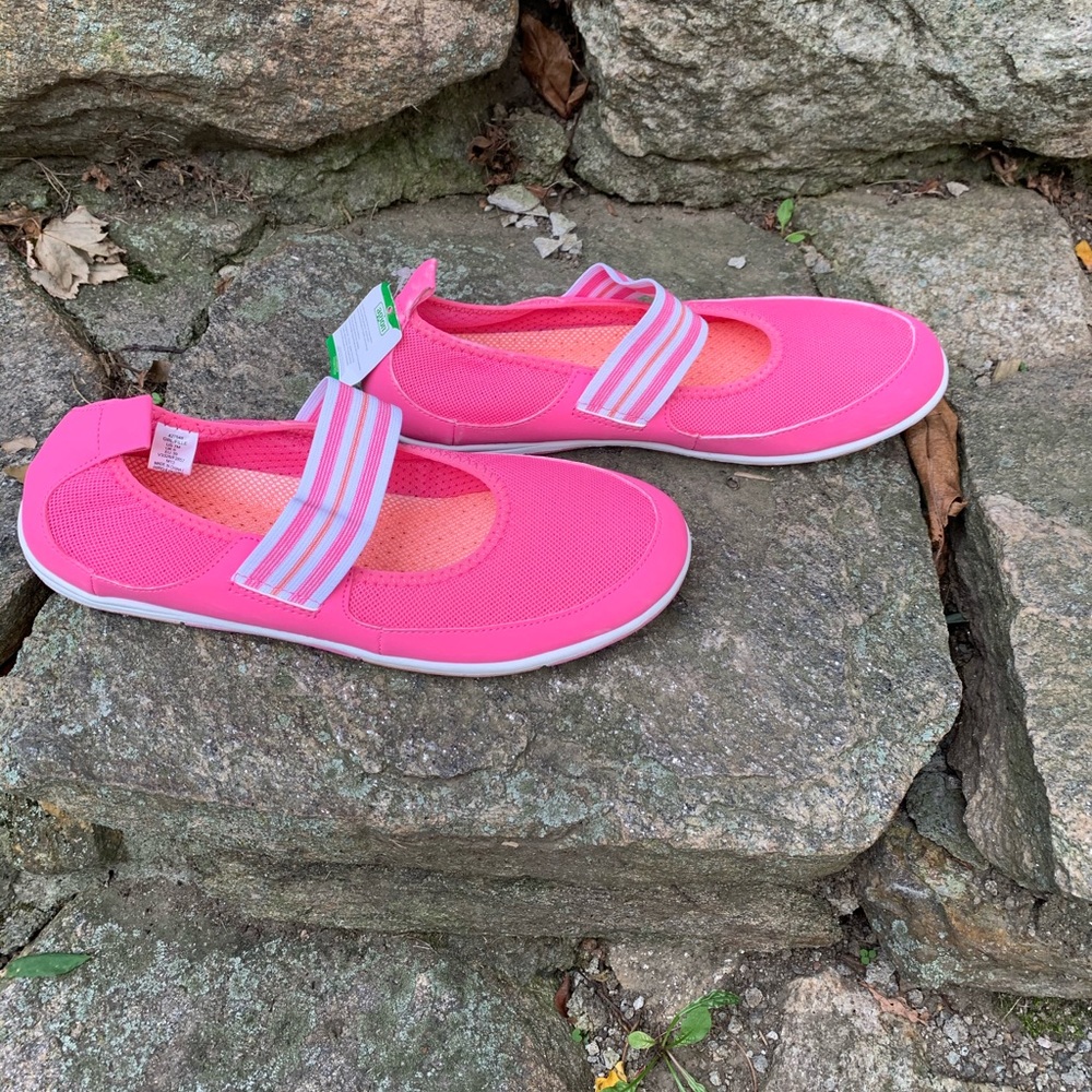 Lands End Youth Girls Mary Jane Water Shoes size 7